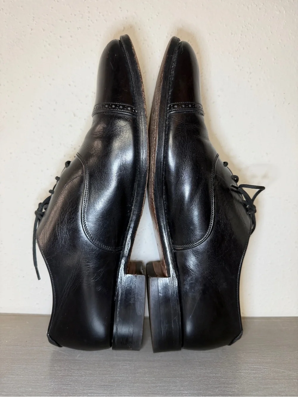 Vintage Church’s Bloomingdale’s Cap Toe Oxford Leather Dress Shoes Men’s 10.5 E